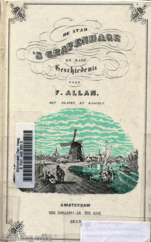Cover of De stad 's-Gravenhage en hare geschiedenis
